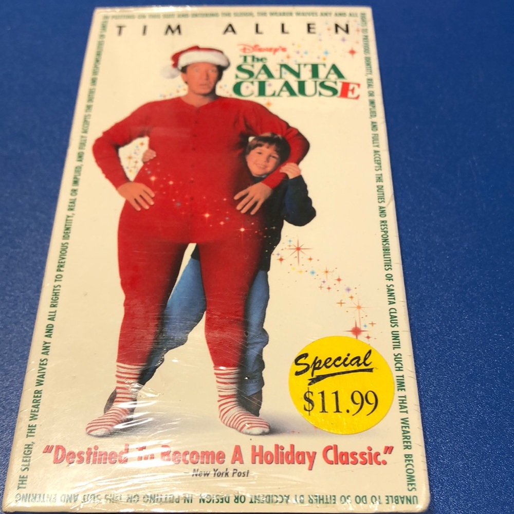 10for$20💙VHS - Disney’s The Santa Clause - movie with Tim Allen